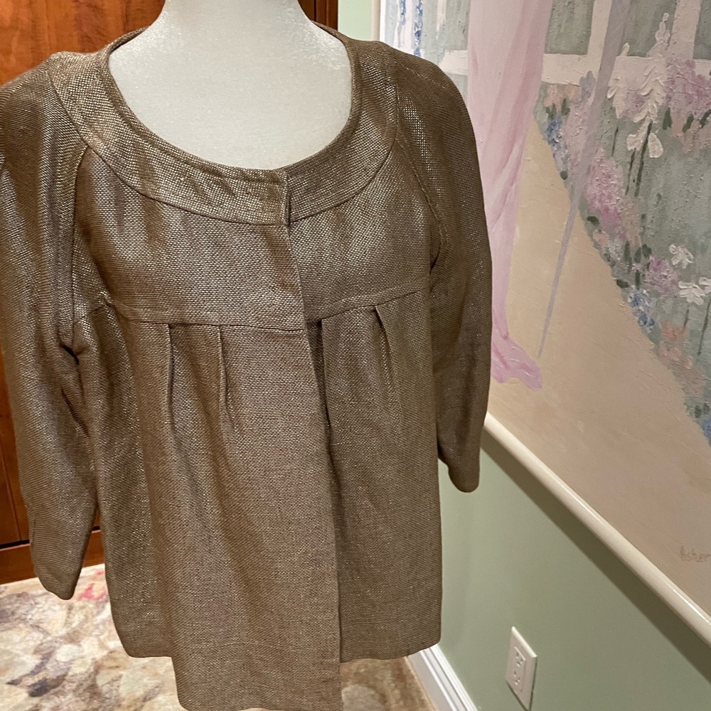 Jacket linen golden shine beautiful